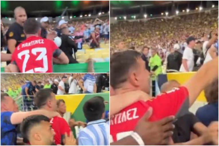 Nove slike haosa! Golman Argentine skakao na brazilsku policiju, jedva su ga obuzdali (VIDEO)