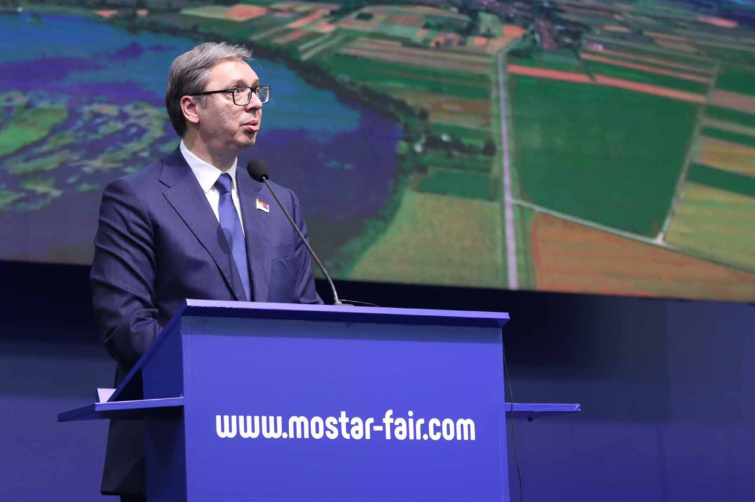 Vučić na otvaranju Sajma privrede u Mostaru: Verujem da zajednički možemo da živimo i napredujemo brže (FOTO/VIDEO)
