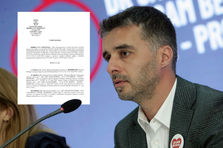 Odbijena lista "Kreni-Promeni" na Vračaru: Ovako je Savo Manojlović kršio zakon!