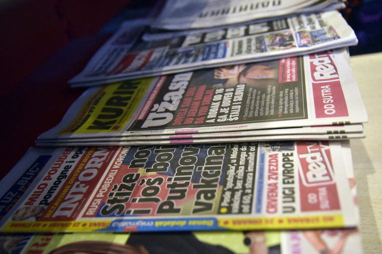 Prelistavanje štampe za ponedeljak 2.novembar 2020. godine