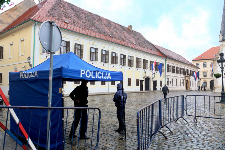 Rafal u policajca, pa u zgradu vlade: Objavljen snimak napada u Zagrebu /uznemirujući video/