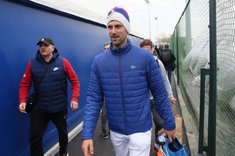 Nema odmora: Novak u jakom treningu dočekuje Beč