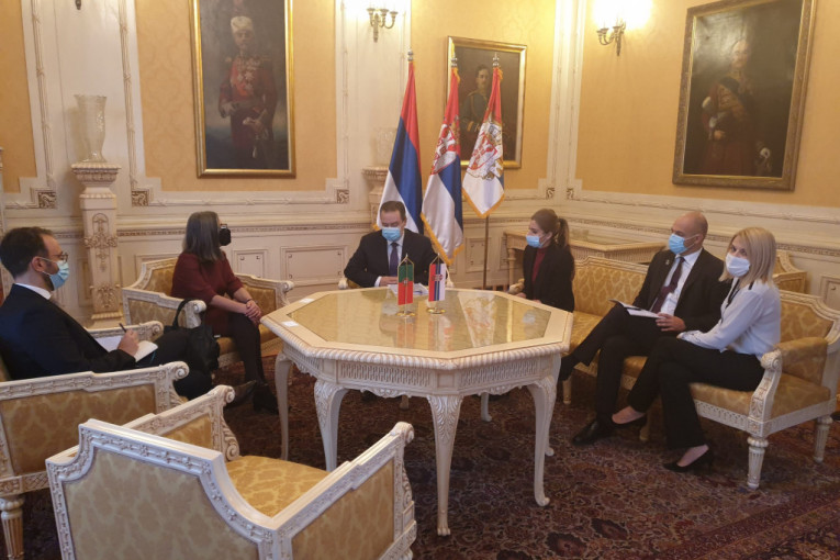 Dačić sa ambasadorkom Portugalije o unapređenju saradnje između dva parlamenta