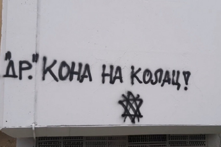 Skandalozan grafit u Novom Sadu: Poziv na ubistvo dr Kona