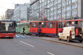 Sudar dva tramvaja u centru grada napravio zastoj