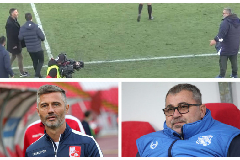 Haos u srpskom fudbalu: Milovanović zvao Bataka na tuču, fizički sukob trenera jedva sprečen (Video)