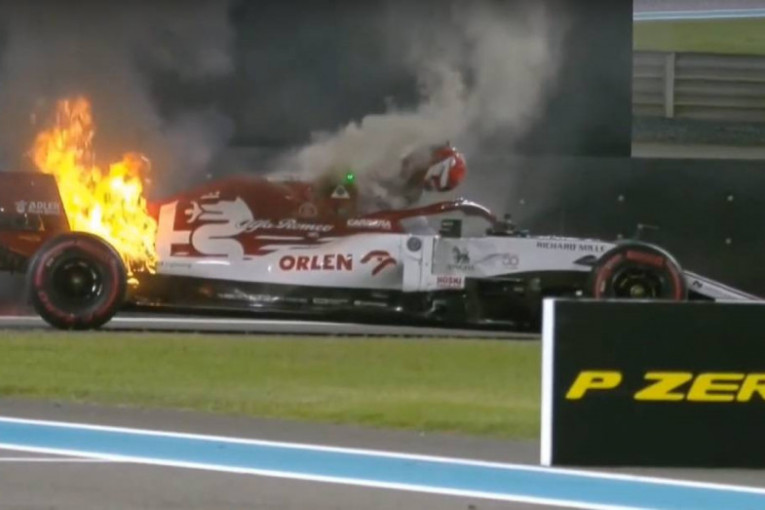 Još jedna drama u Formuli 1: Legendarni Raikonen u plamenu (video)
