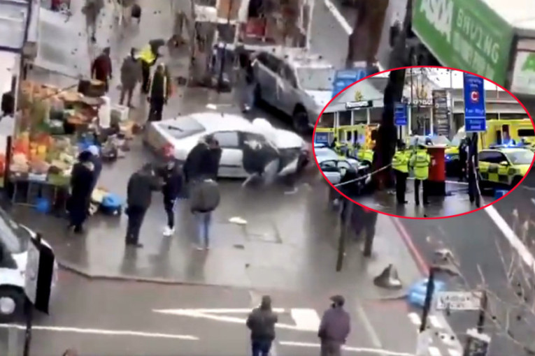 Panika u Londonu: Automobil uleteo među pešake, ima povređenih (VIDEO)
