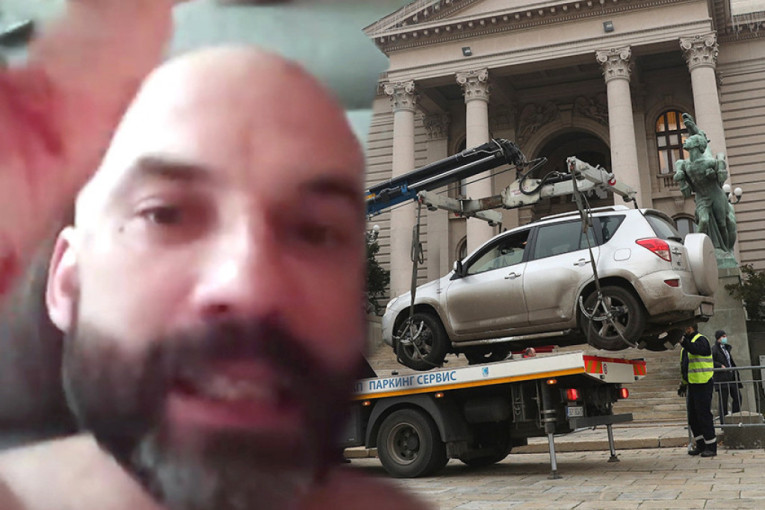 Huligan koji je džipom krenuo na Skupštinu izneo bizarnu odbranu: "Otkrivam svetske zavere" (FOTO)