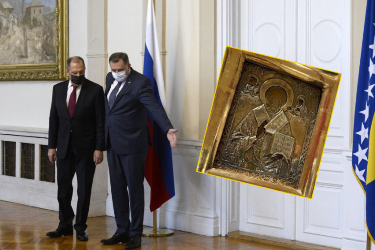 Kusovac o ikoni koju je Dodik poklonio Lavrovu: Najverovatnije ruska iz serije od 10.000 primeraka