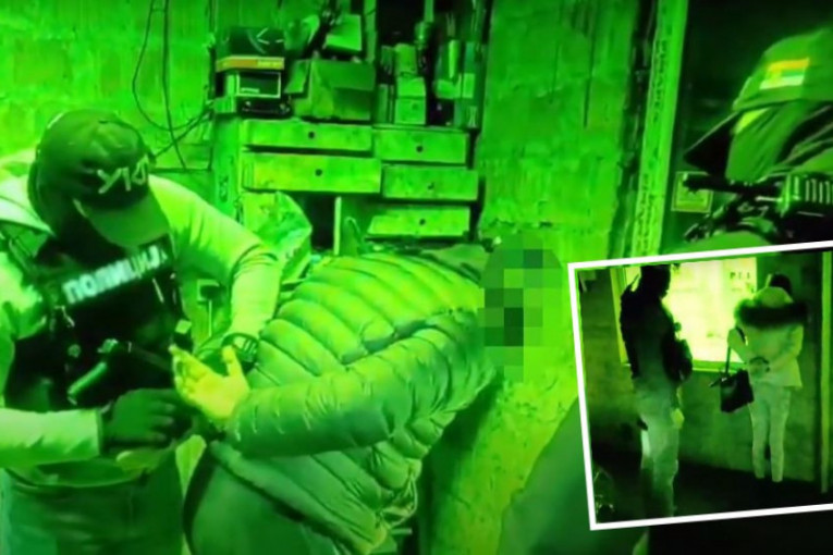 Pogledajte kako su uhapšeni lažni policajci sa Zvezdare: Lisice na ruke im stavljene u garaži! (VIDEO)