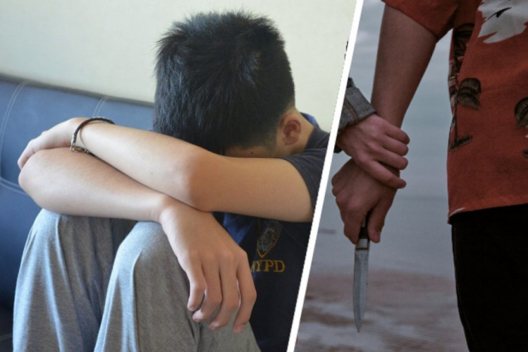 Dečak (14) sprečio zeta da se ubije: Posekao ruku dok mu otimao nož!