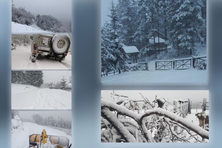 Zavejana Srbija: Sneg odsekao čitava sela, bez struje više od 14.000 domaćinstava (VIDEO)