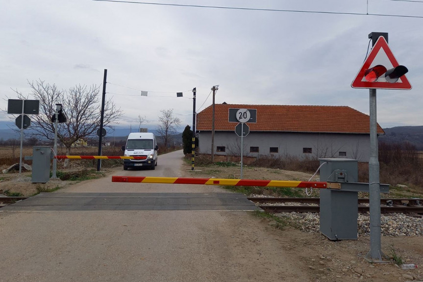 Podignut nivo osiguranja: Automatizovan pružni prelaz "Ðorđevo" kod Leskovca