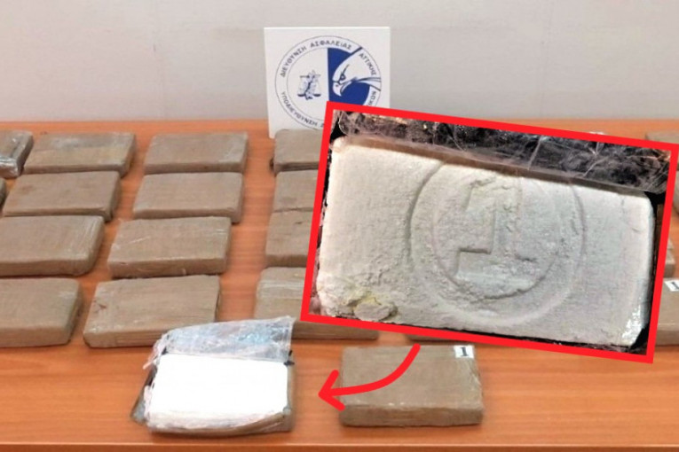 Kome pripada broj „1“: U luci Pirej kojom su vladali „škaljarci“ zaplenjen kokain sa neobičnim pečatom