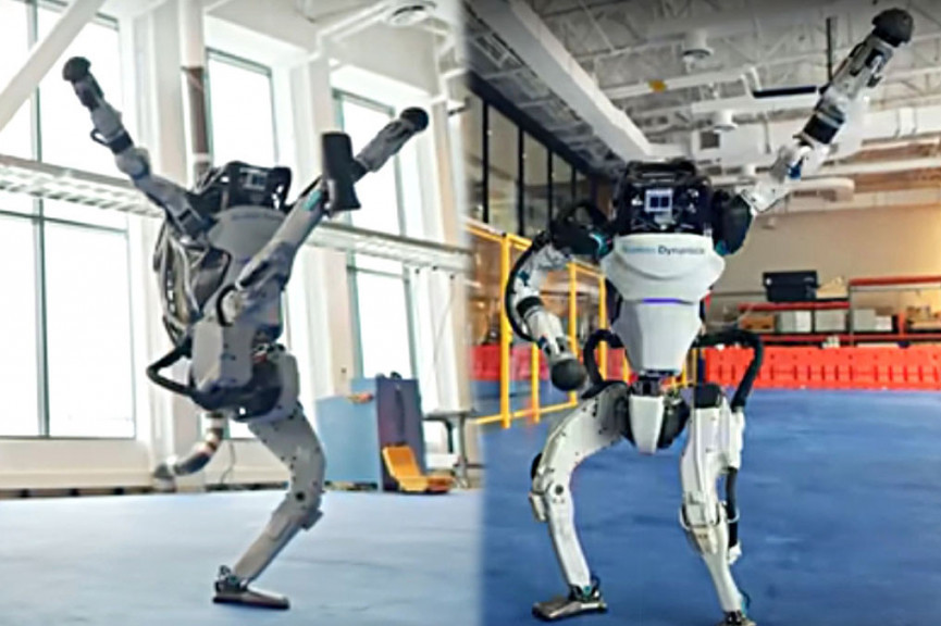 Roboti ispraćaju 2020. godinu: Novogodišnja plesna tačka od koje pamet staje (VIDEO)