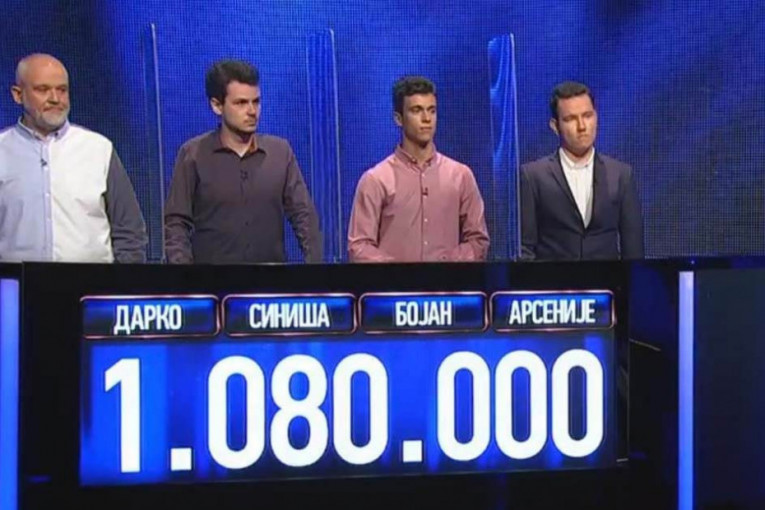Novi rekord kviza "Potera": Studenti zaradili više od milion dinara