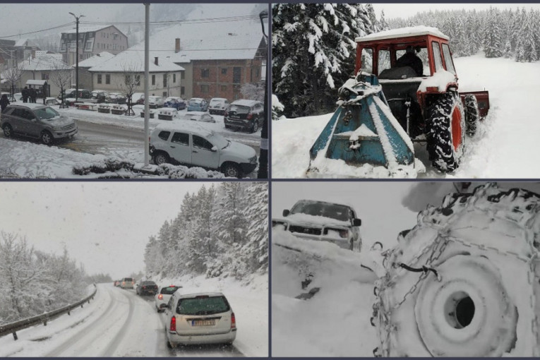 Veje li veje: Na Kopu više od 70 centimetara snega, u Srbiji 70.000 potrošača bilo bez struje