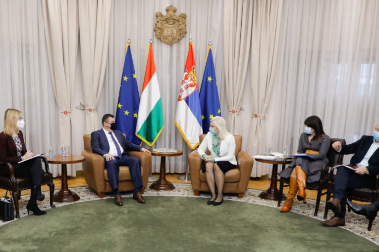 Mihajlovićeva sa ambasadorom Mađarske: Plan je dalji razvoj gasnog sektora