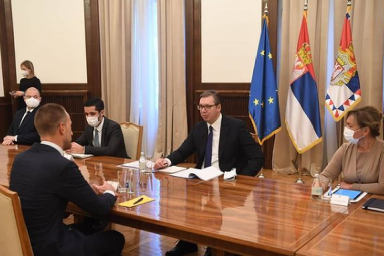 Vučić primio Zakonjšeka u Predsedništvu: Razgovarali o saobraćajnom povezivanju Zapadnog Balkana i EU