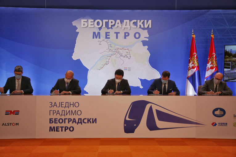Beogradski najveći san dobija uvod: Potpisan Memorandum za izgradnju metroa (FOTO/VIDEO)