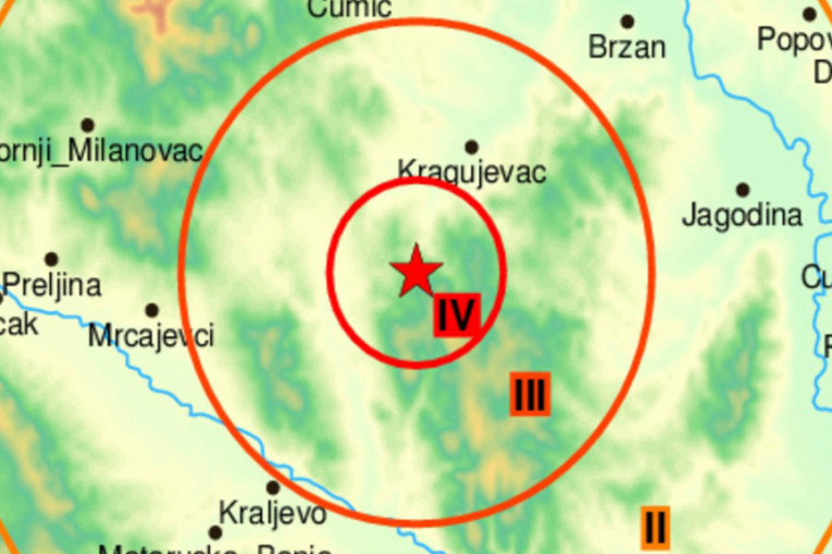 Zemljotres pogodio Kragujevac: "Čulo se kao eksplozija u dubini, pomerilo me s kreveta"