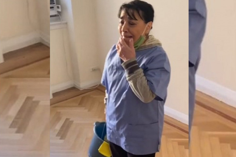 Mislila je da u stan ulazi da bi ga očistila, a kada su joj saopštili razlog zašto je tu, zaplakala je od sreće (VIDEO)