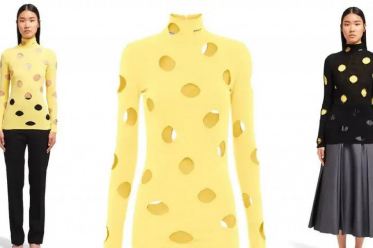 Bušne kao sir: „Prada“ ima hit majice s rupama koje podsećaju na ementaler