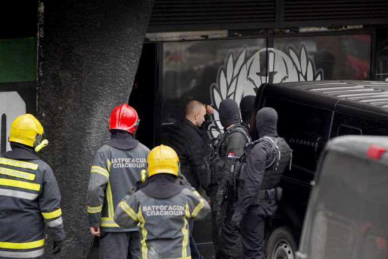 Vatrogasci provalili u Veljin bunker na stadionu Partizana