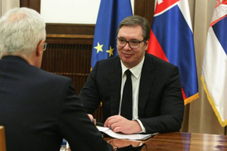 Predsednik Srbije se sastao sa šefom slovačke diplomatije (FOTO)