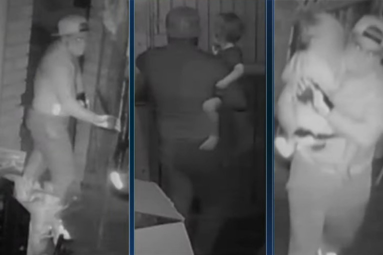 Poznanik oteo dete (2) usred noći! Objavljen snimak sa sigurnosnih kamera (VIDEO)