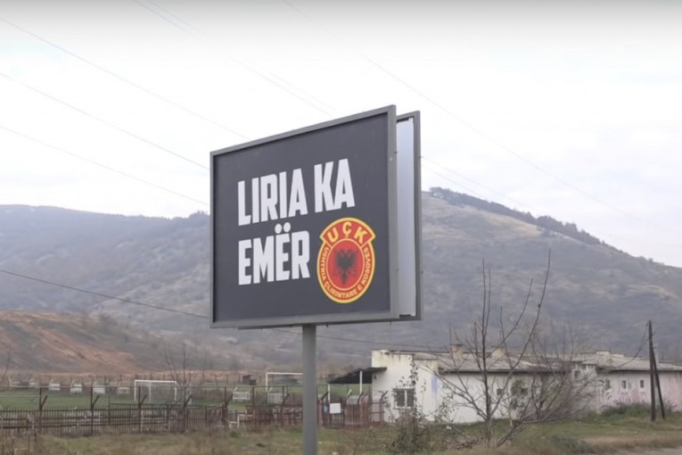 Nova provokacija: U Čaglavici osvanuo bilbord s porukom "Sloboda ima ime - OVK"