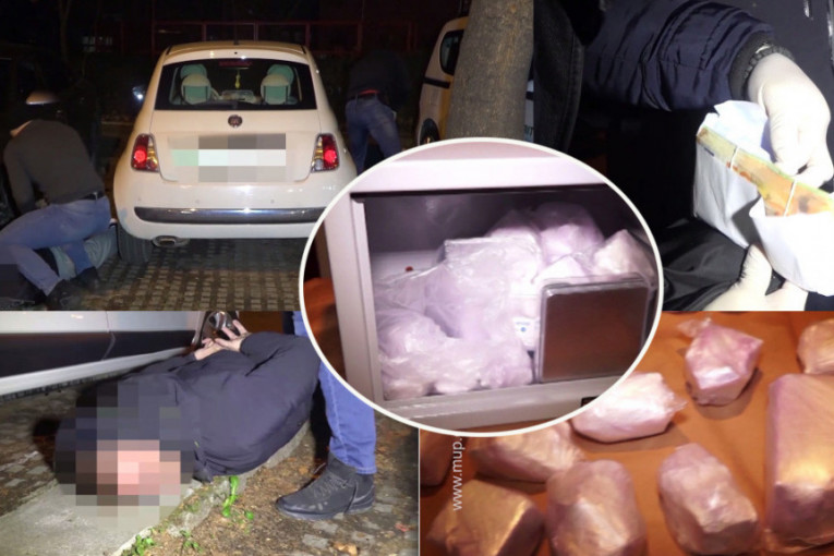 Dileri "pali" na parkingu u Beogradu: U stanu im pronađeno kilogram i po kokaina! (VIDEO)