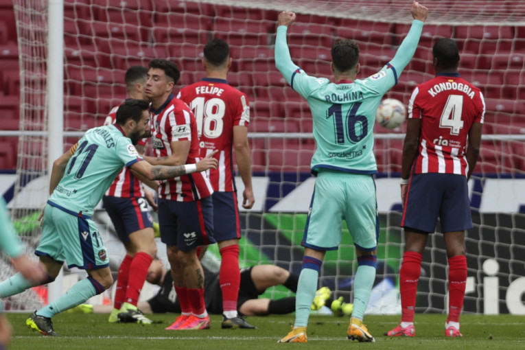 Novi kiks Atletika: Levante „zakuvao“ borbu za titulu, spektakularan gol de Frutosa