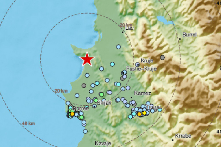 Dva zemljotresa potresla Drač, stanovnici uznemireni