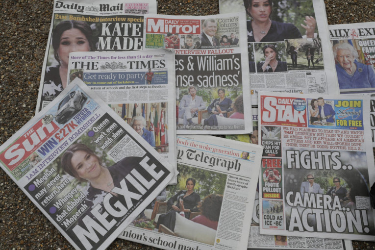 Izazvali još veći bes medija: Britanski tabloidi se obrušili na Megan i Harija posle šokantnog intervjua