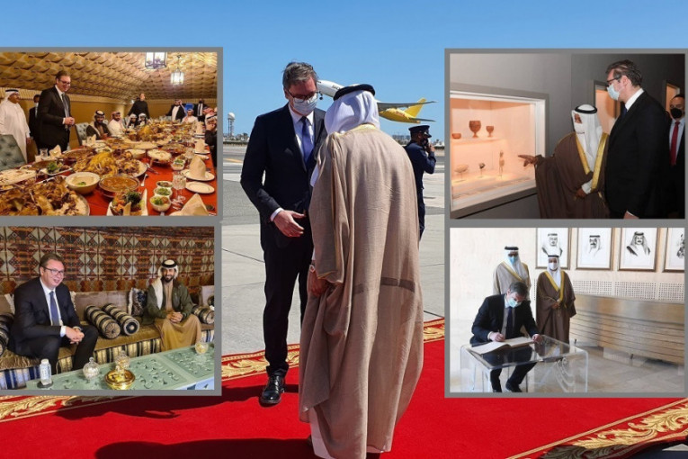 Veliki i važan posao smo obavili, ovo je početak velikog prijateljstva: Predsednik Vučić završio posetu Bahreinu i UAE