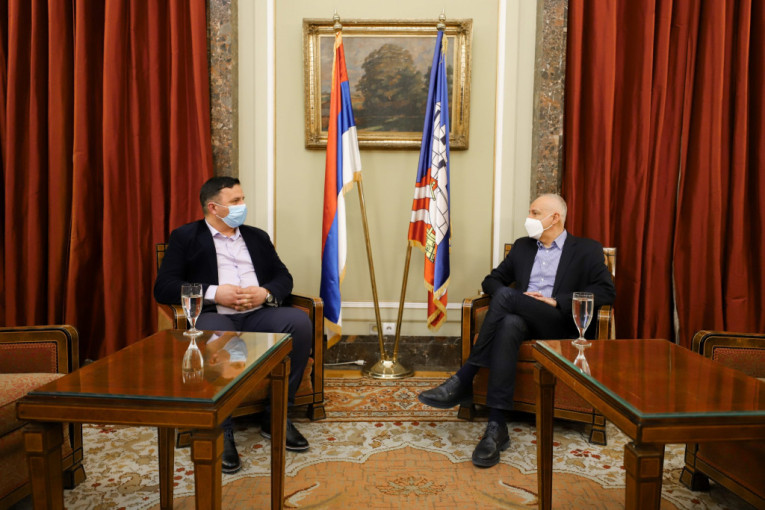 Radojičić razgovarao sa prvim čovekom Neuma: Jačanje veza i unapređenje saradnje između dva grada