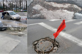 Rupe na putu - večiti problem: Beogradske ulice ponovo pune "kratera" (FOTO)