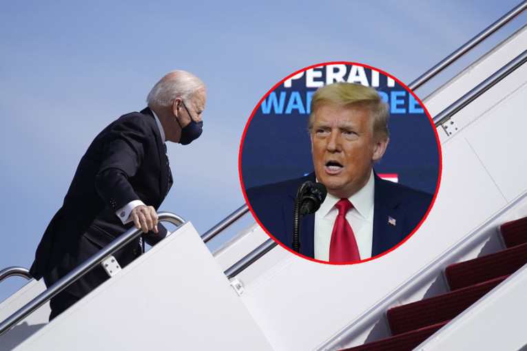 Tramp o Bajdenovom padu na stepenicama: "Nešto se dešava, nešto suludo"