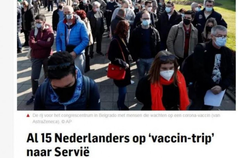 Holanđani hrle u Srbiju: Hoće da se vakcinišu po svaku cenu, nije ih briga ni za njihovog premijera