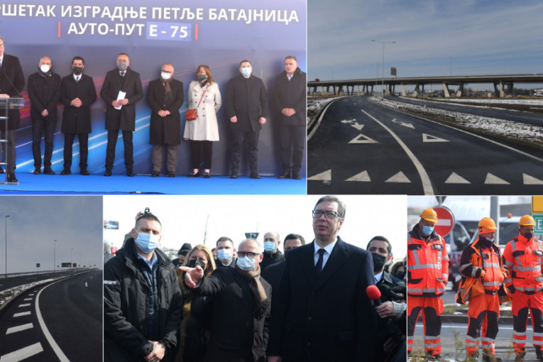 Direktan izlaz na auto-put: Otvorena petlja Batajnica, Vučić poručio - ovo život znači (FOTO)