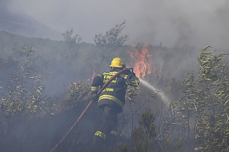 Požar u blizini Lipovačke šume: Gust dim se nadvio nad Ibarskom magistralom