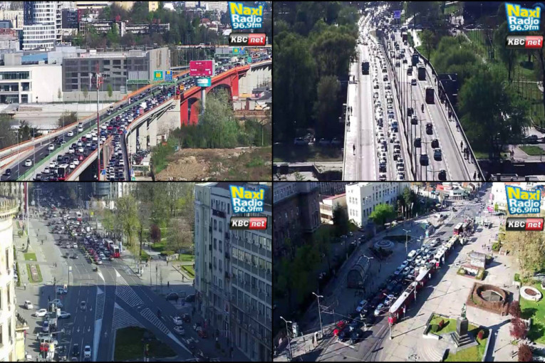 Kolaps u gradu: Najveće gužve na mostovima, ništa bolja situacija nije ni u glavnim ulicama (FOTO)