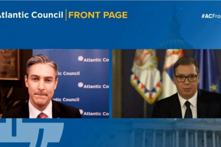 Vučić sa predstavnicima Atlantskog saveta: Od Beograda ne čujete nikakve ucene, ali to svaki dan čujemo od Prištine, a SAD i EU ne reaguju! (FOTO+VIDEO)