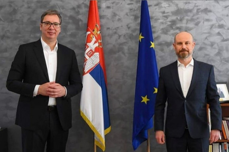 Lopta je sada na strani Prištine, dijalog ne može da traje zauvek: Bilčik posle razgovora sa Vučićem