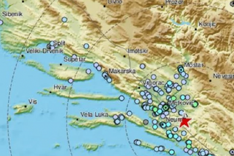 Zemljotres pogodio Hercegovinu: Treslo se tlo kod Neuma, potres se osetio i u Trebinju!