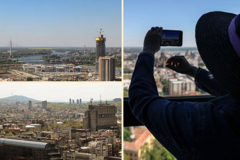 Ovo smo čekali 40 godina! Ponovo otvoren vidikovac na vrhu "Beograđanke", pogledajte kako izgleda Beograd na dlanu (FOTO+VIDEO)
