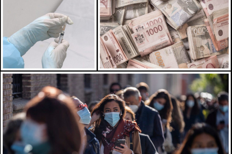 Vakcinisani građani dobiće po 10.000 dinara pomoći: Kako do novca i kome sleduje više od 17.000 dinara?