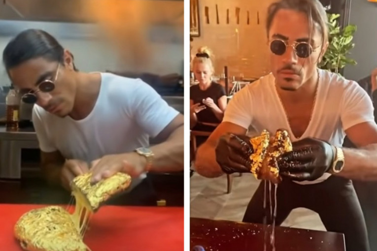 Poznati poludeli za popularnim kuvarom i njegovom zlatnom šniclom od 800 evra! (VIDEO)